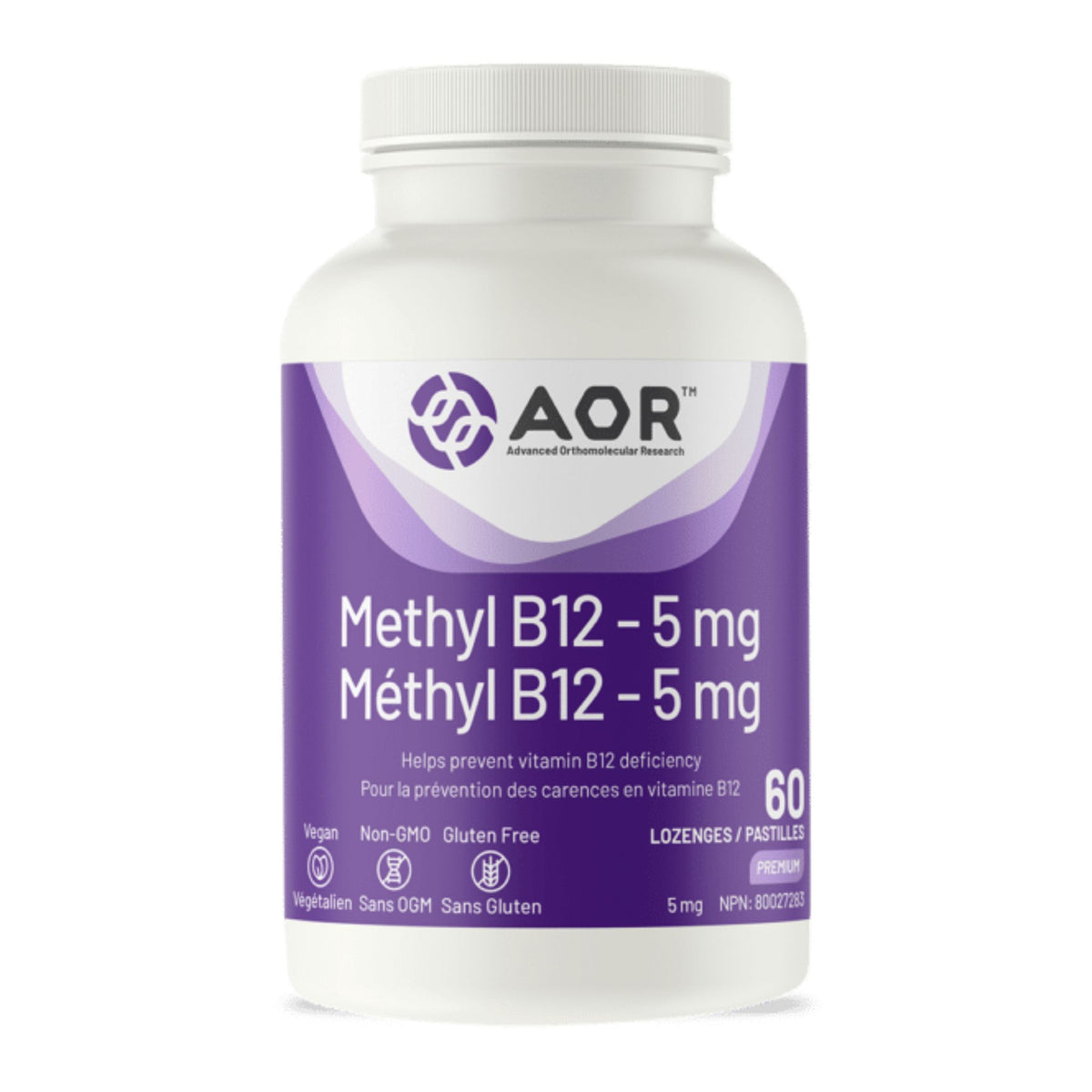AOR Methyl B12-5mg 60s