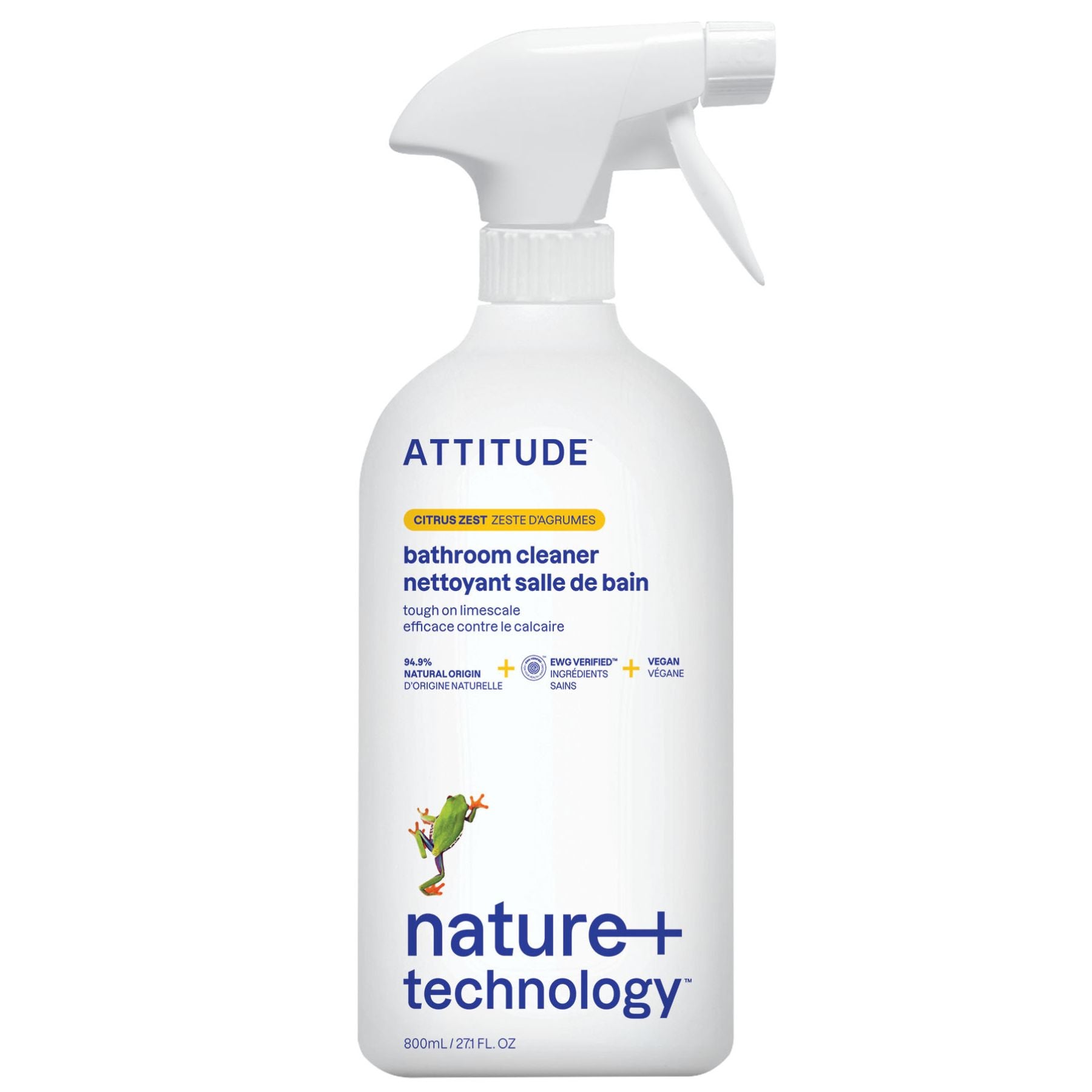 Attitude Nature+ Bathroom Cleaner - Citrus Zest 800ml