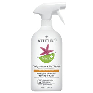 Attitude Nature+ Daily Shower & Tile Cleaner Citrus Zest 800ml