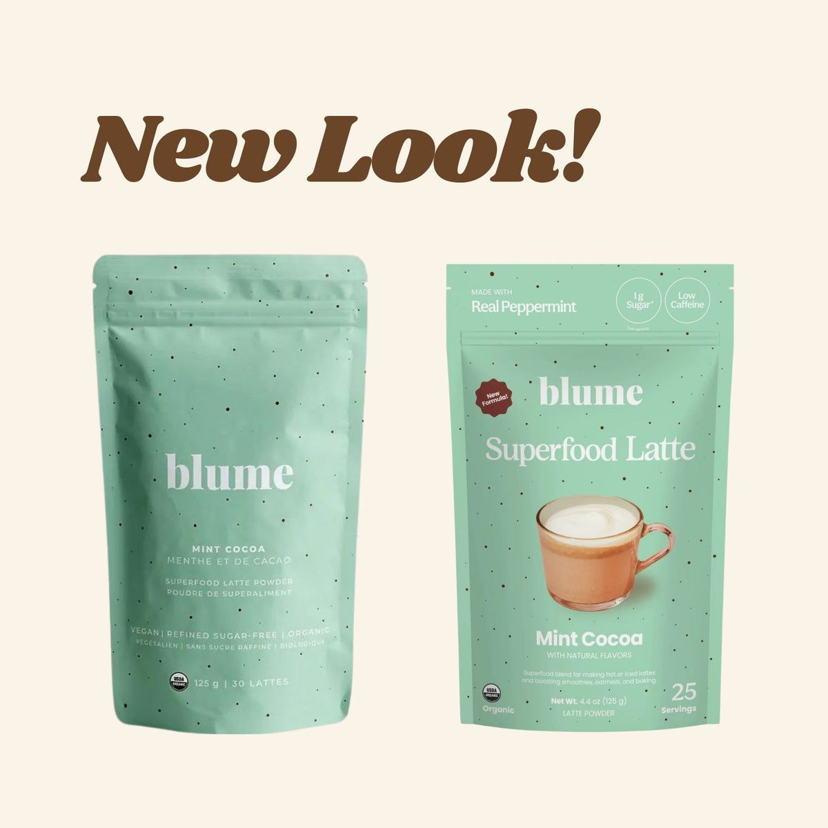 Blume Superfood Latte Powder Mint Cocoa 125g