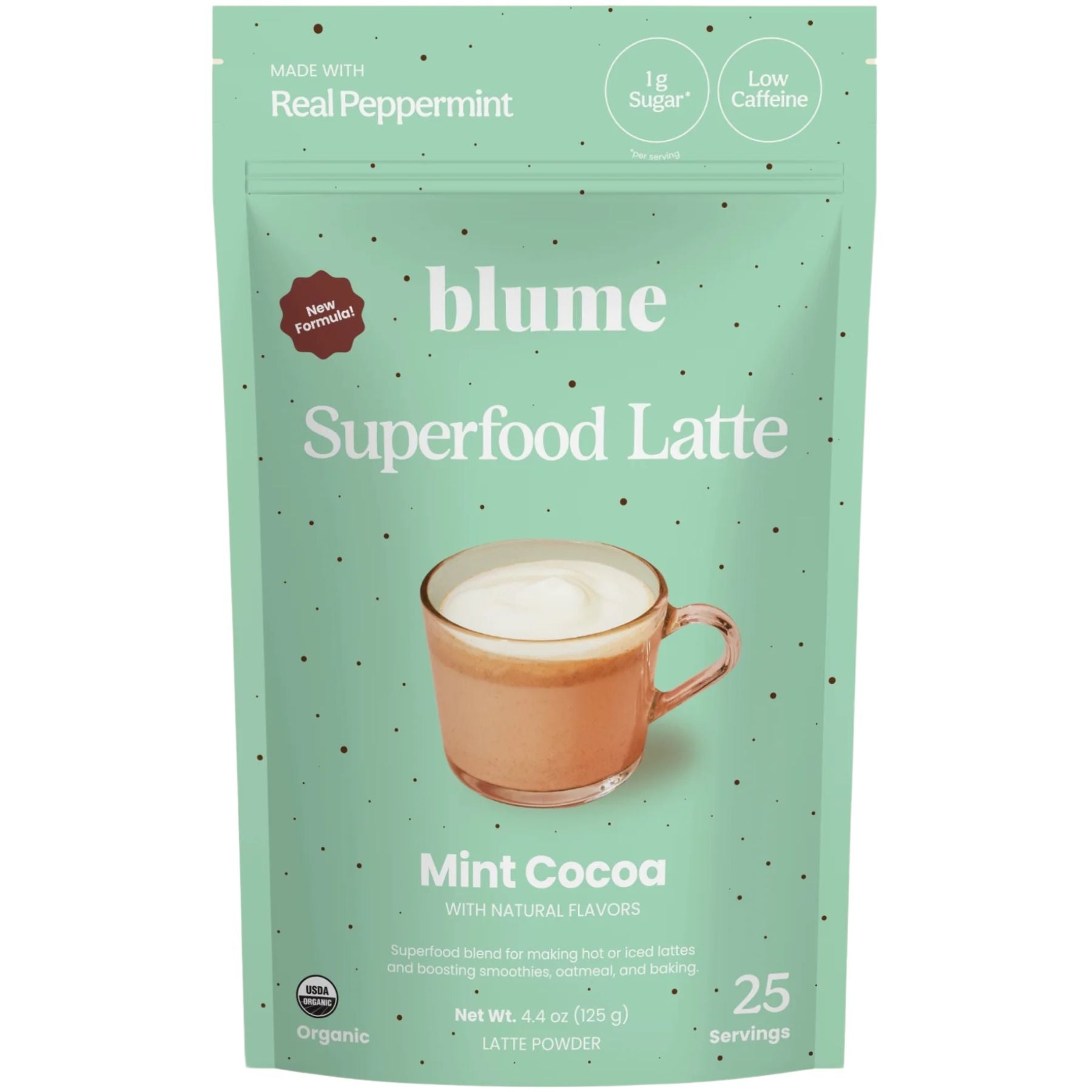 Blume Superfood Latte Powder Mint Cocoa 125g