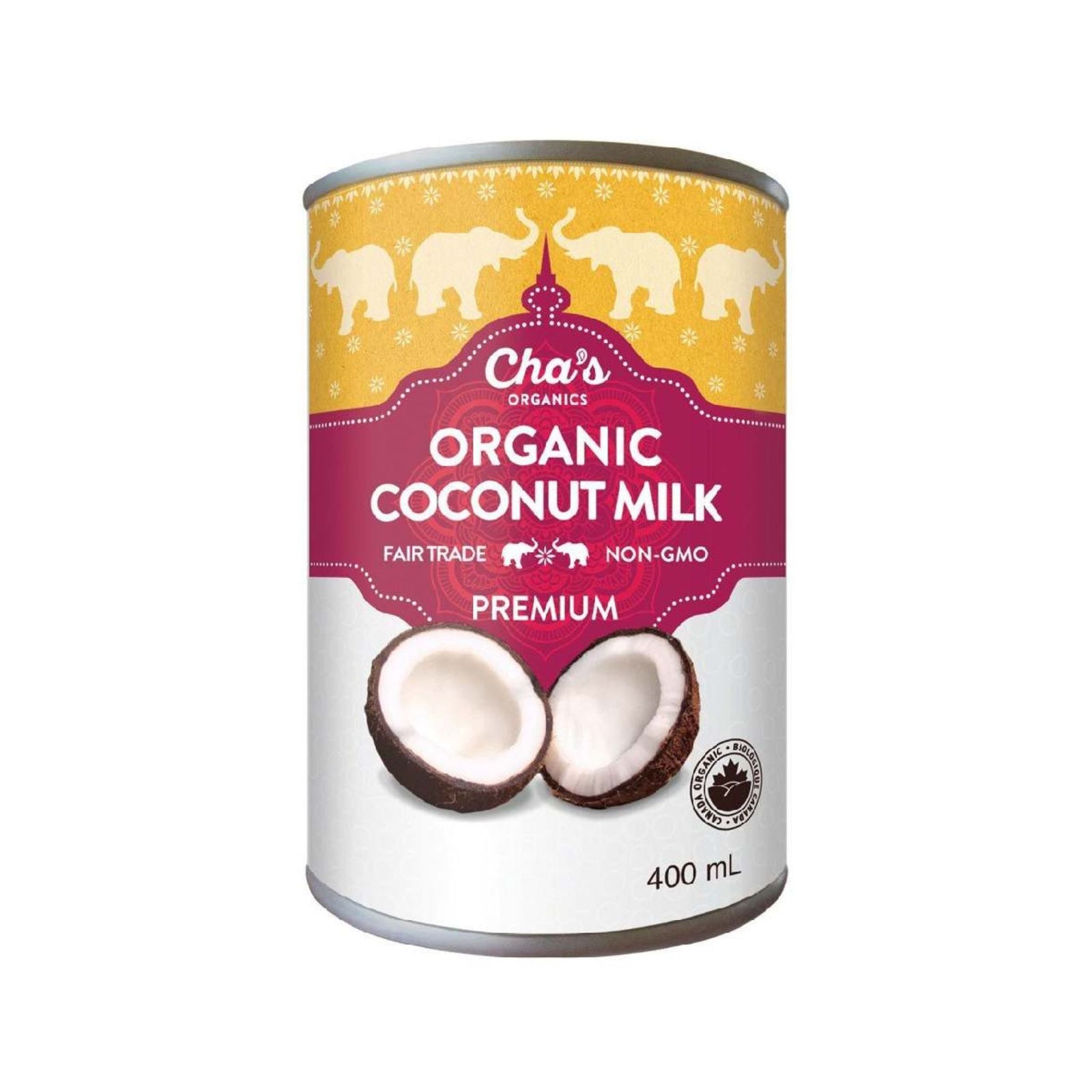 Cha's Organics Premium Coconut Milk 400ml