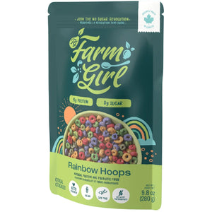 Farm Girl Rainbow Hoops Cereal 280g