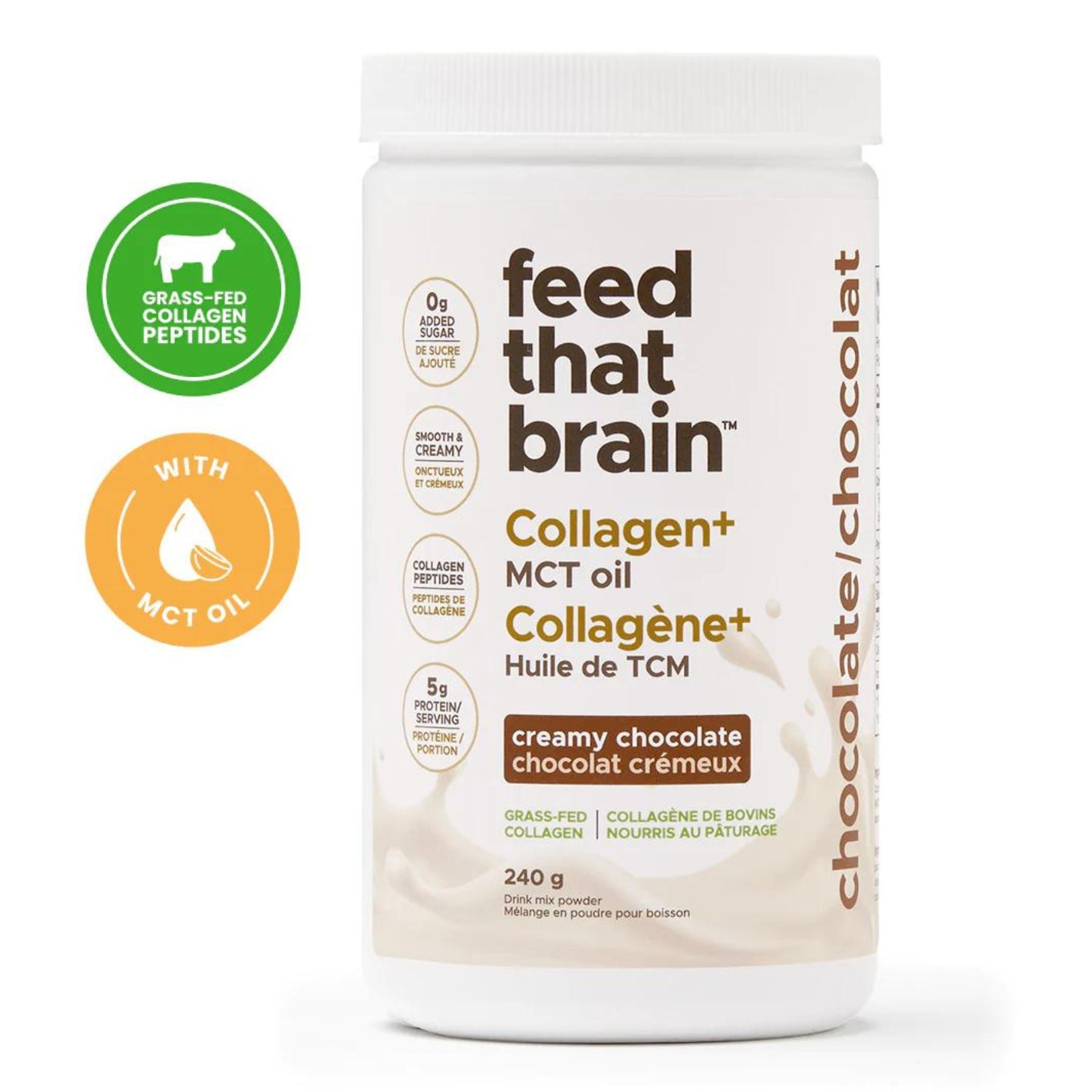 Feed that Brian Collagen + MCT Oil Chocolate 240g