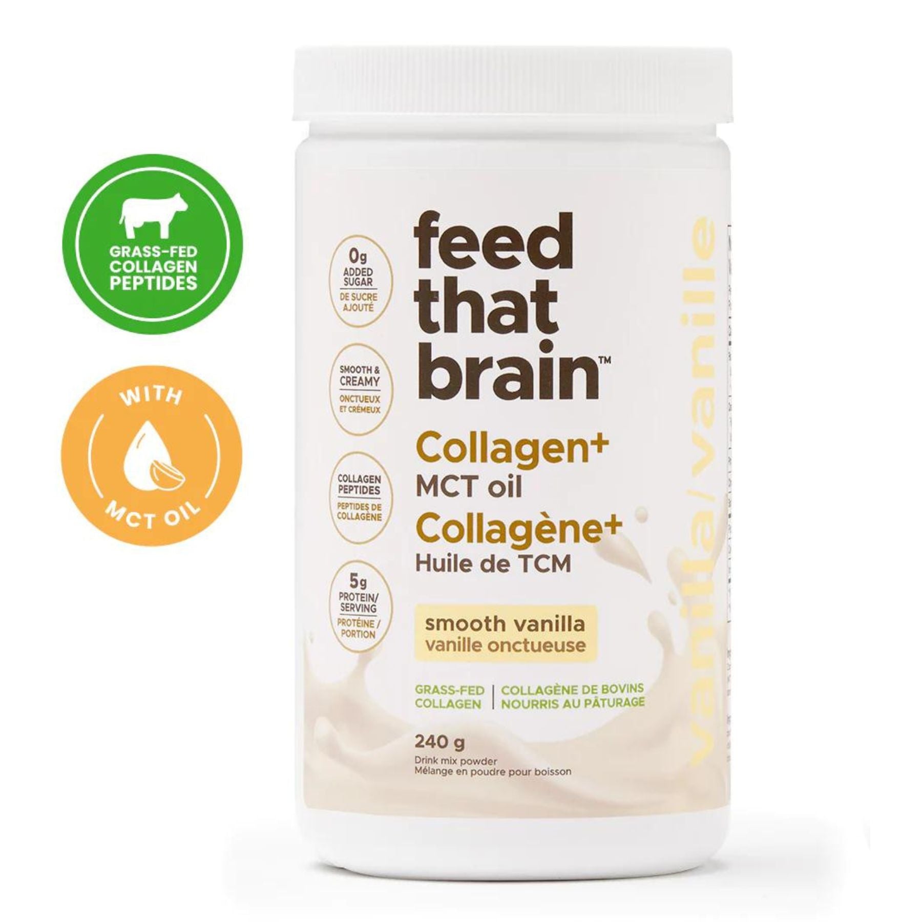 Feed that Brian Collagen + MCT Oil Vanilla 240g