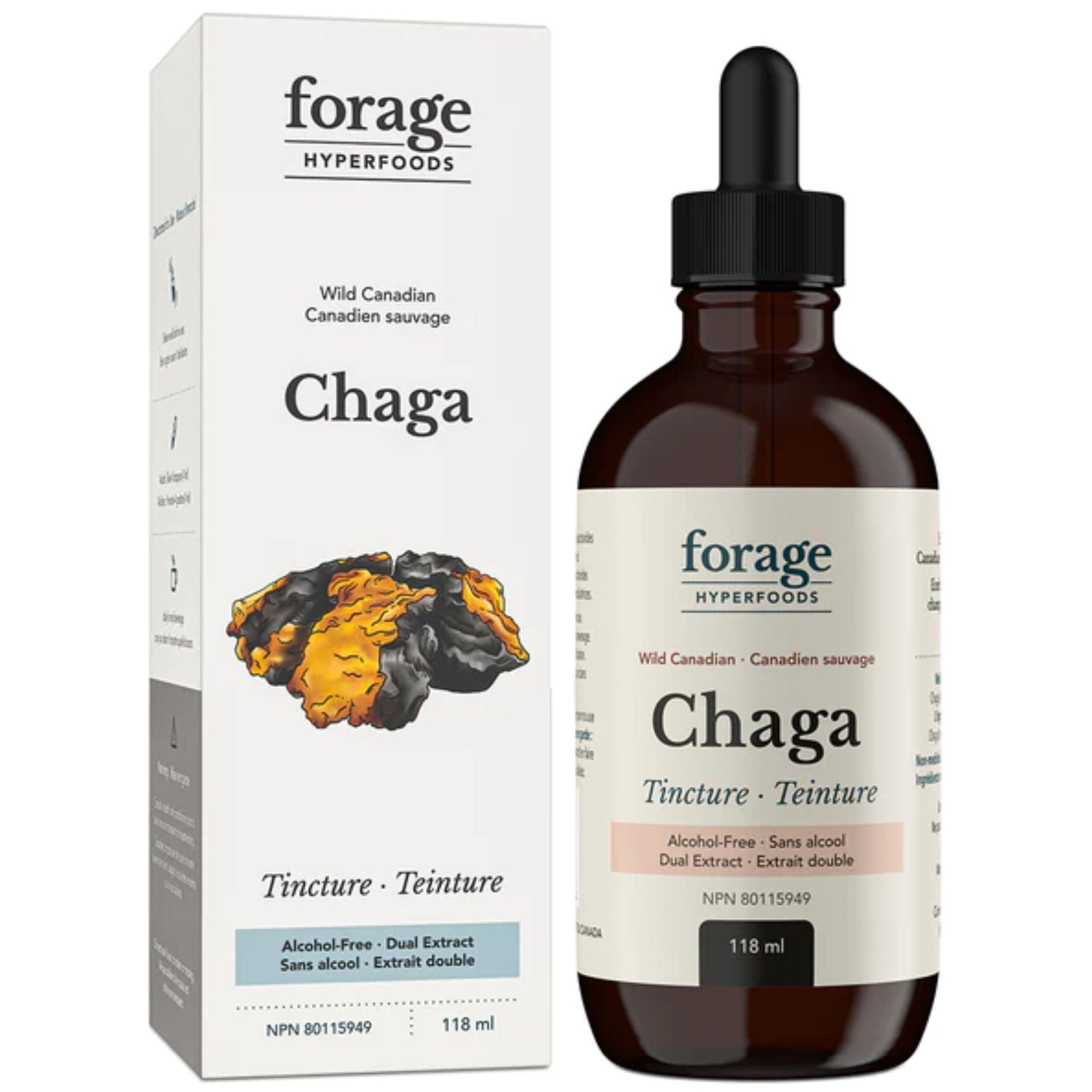 Forage Chaga Tincture Alcohol-free 118ml