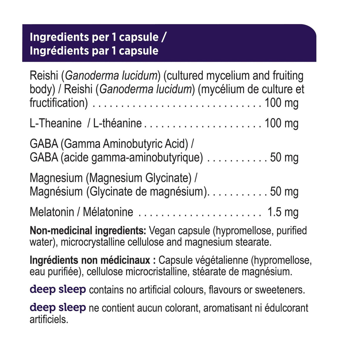 Genuine Health Deep Sleep with Reishi 60s