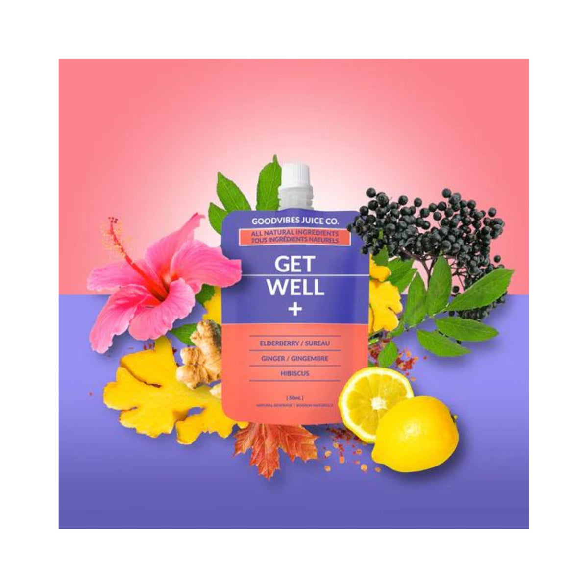 GoodVibes Juice Co. Get Well Shot 50ml