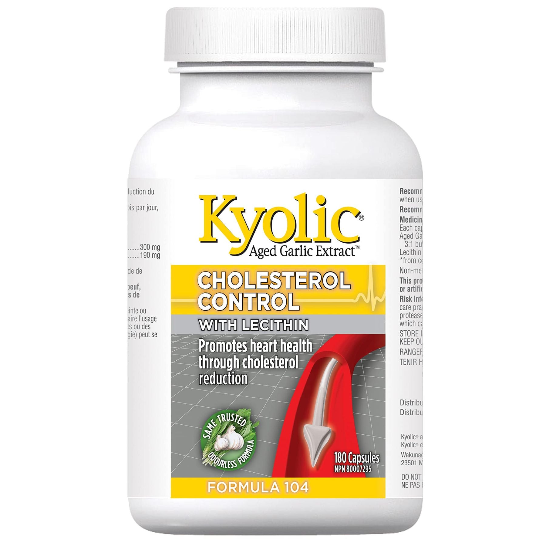 Kyolic Formula 104 Cholesterol Control 180s