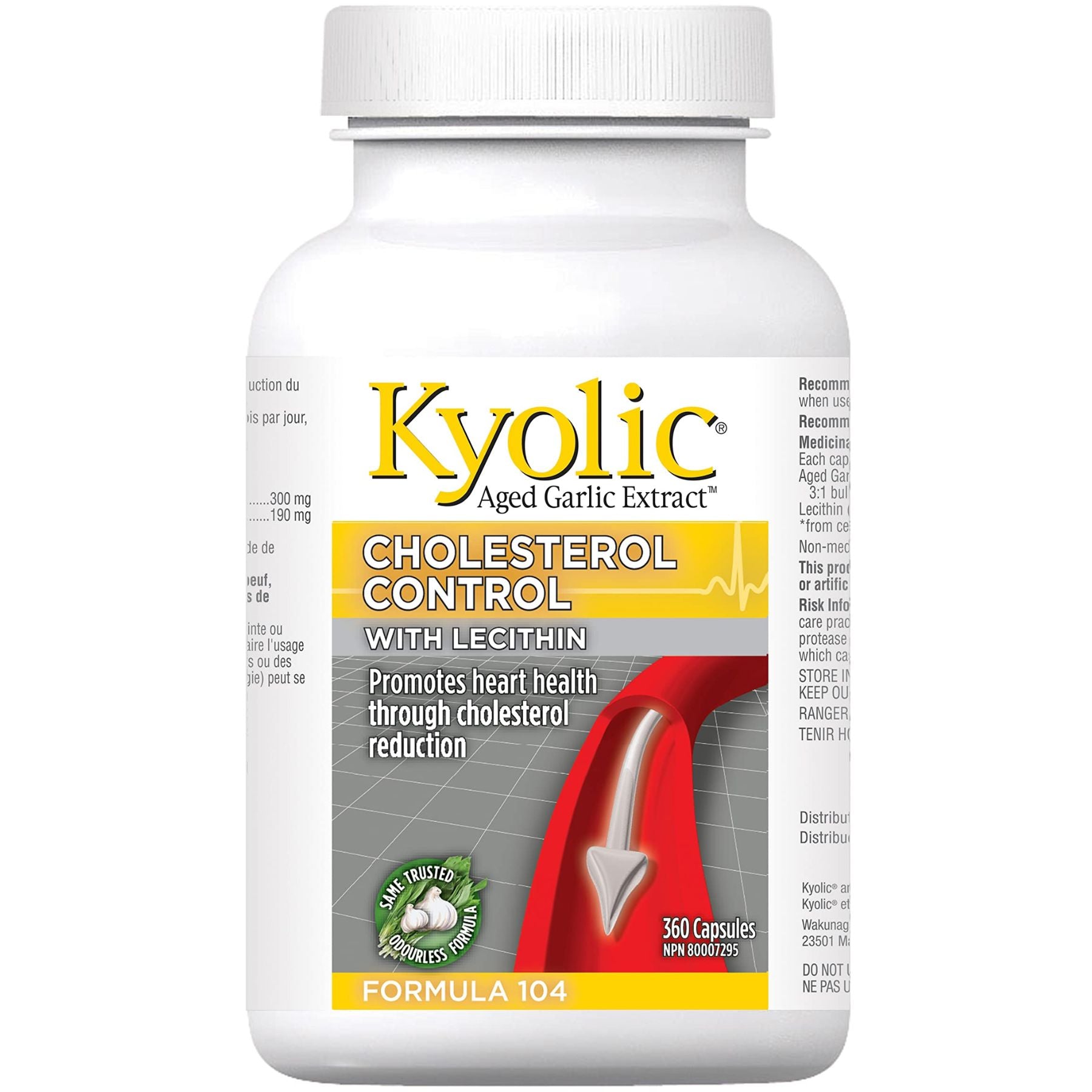 Kyolic Formula 104 Cholesterol Control 360s