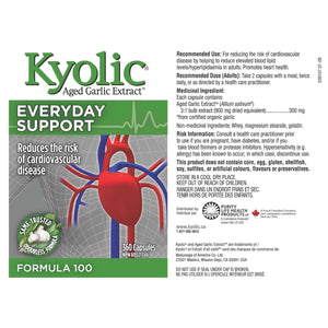 Kyolic Formula 100 - Everyday Support 360s