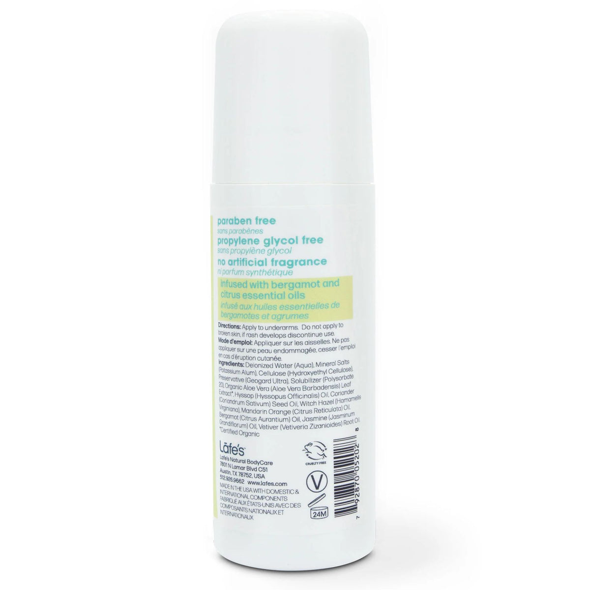 Lafe's Active Roll-On Deodorant 71g