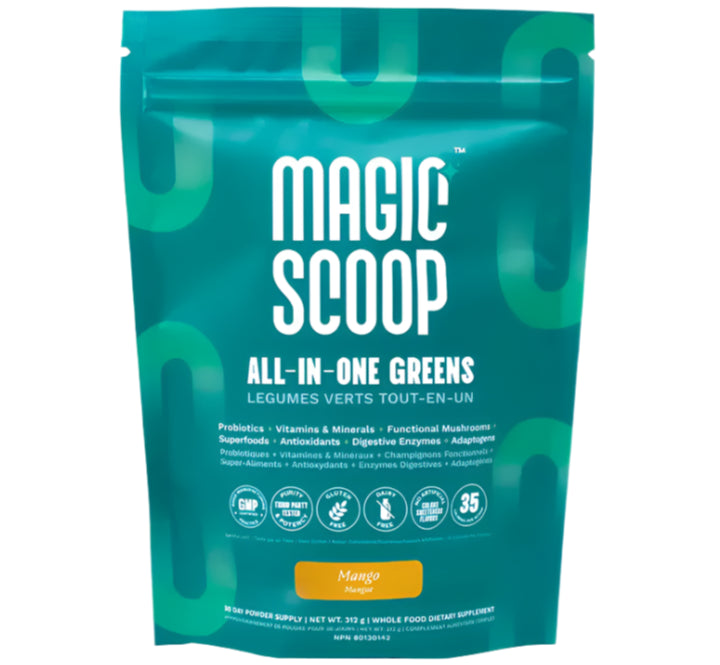 Magic Scoop All-in-One Nutritional Greens Powder - Mango 312g