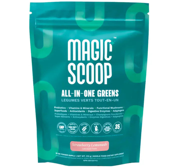 Magic Scoop All-in-One Nutritional Greens Powder - Strawberry Lemonade 314g