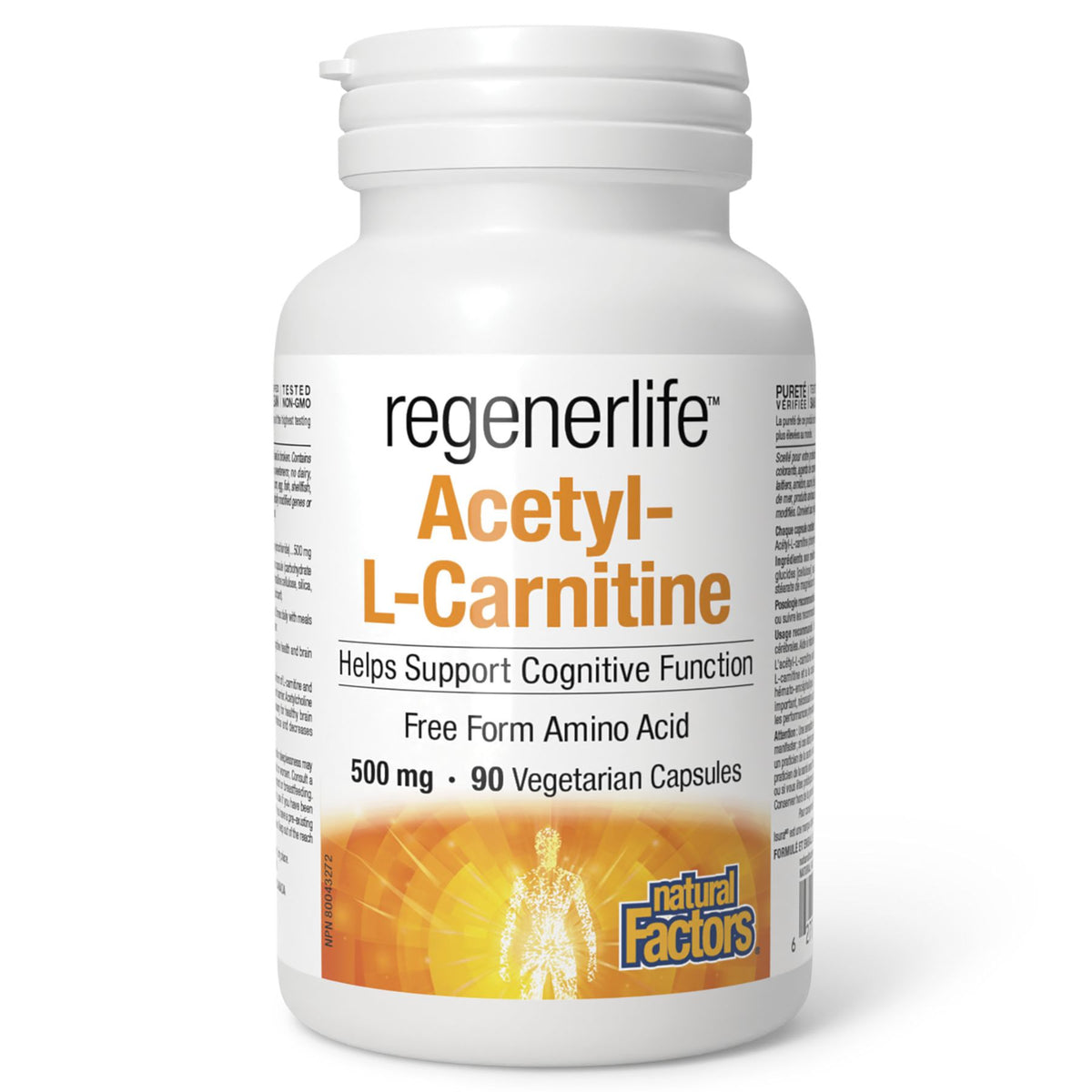 Natural Factors Regenerlife Acetyl-L-Carnitine 90s