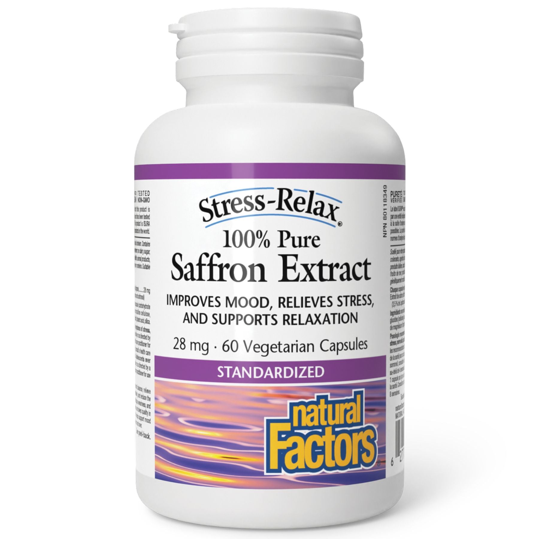Natural Factors Stress-Relax Saffron Extract 28mg 60s