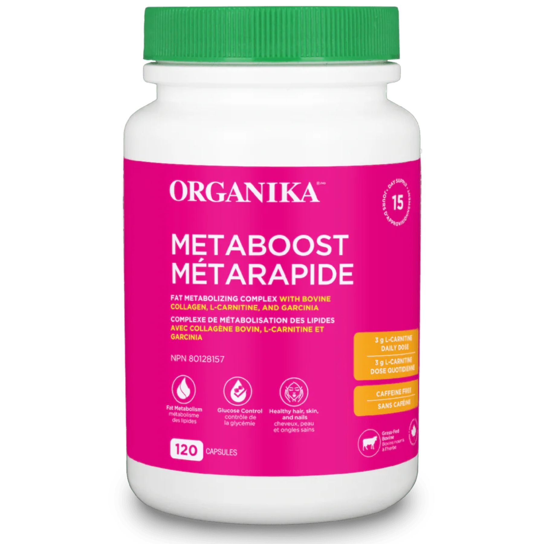 Organika Metaboost Fat Metabolizing Complex Capsules 120s