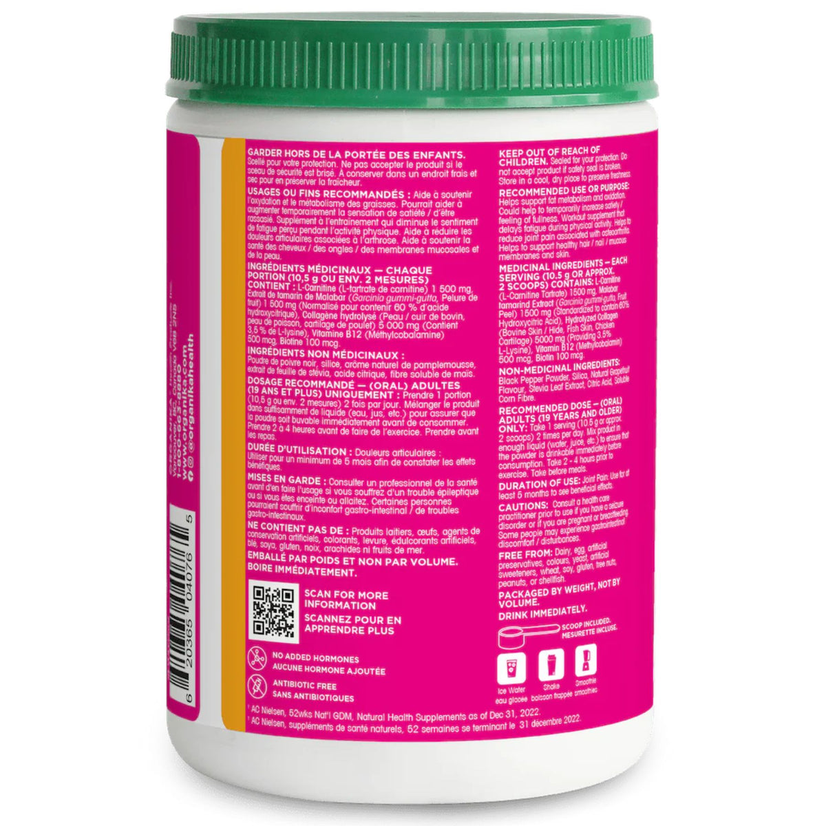 Organika Metaboost Fat Metabolizing Complex Powder 275g
