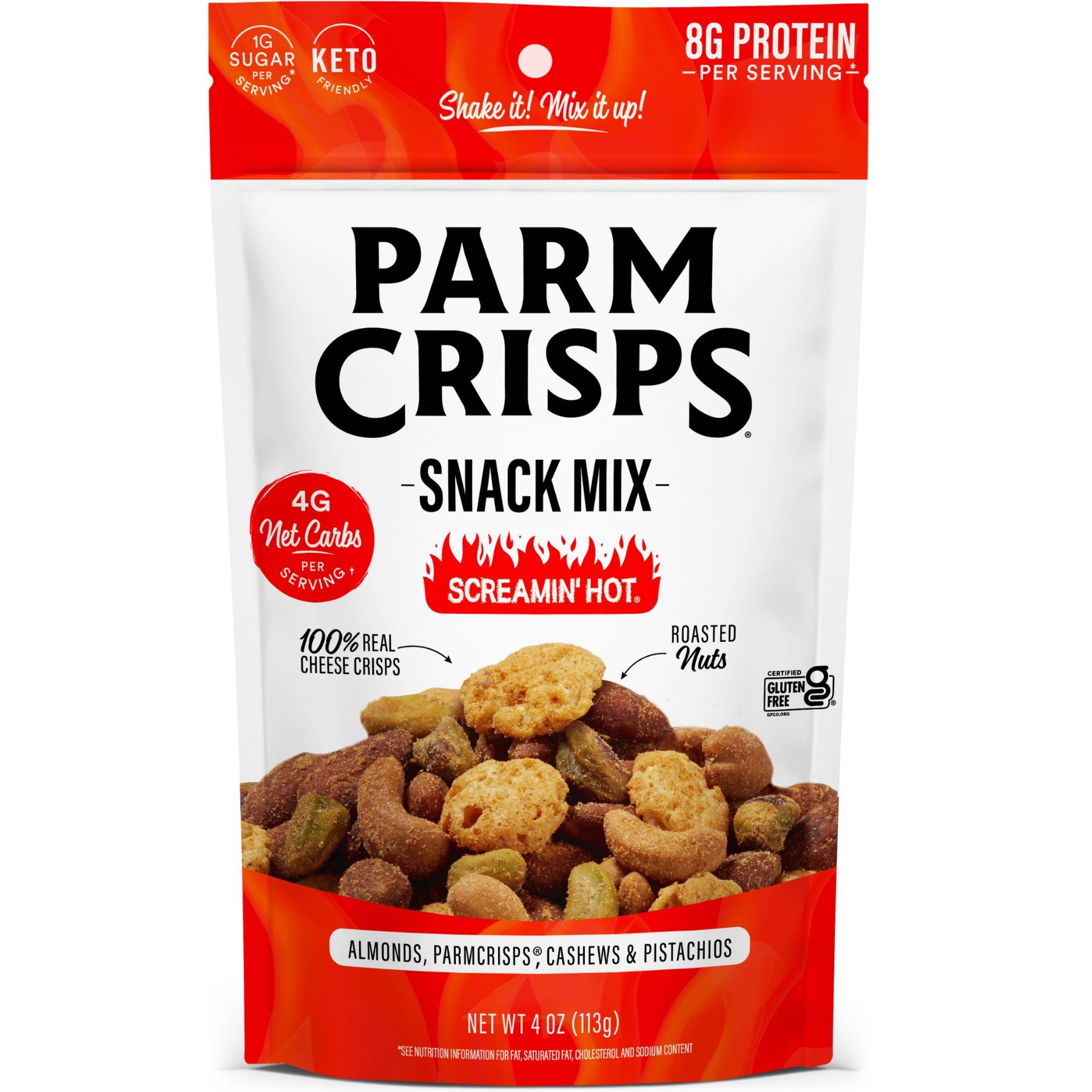 Parm Crisps Snack Mix Screamin' Hot 113g