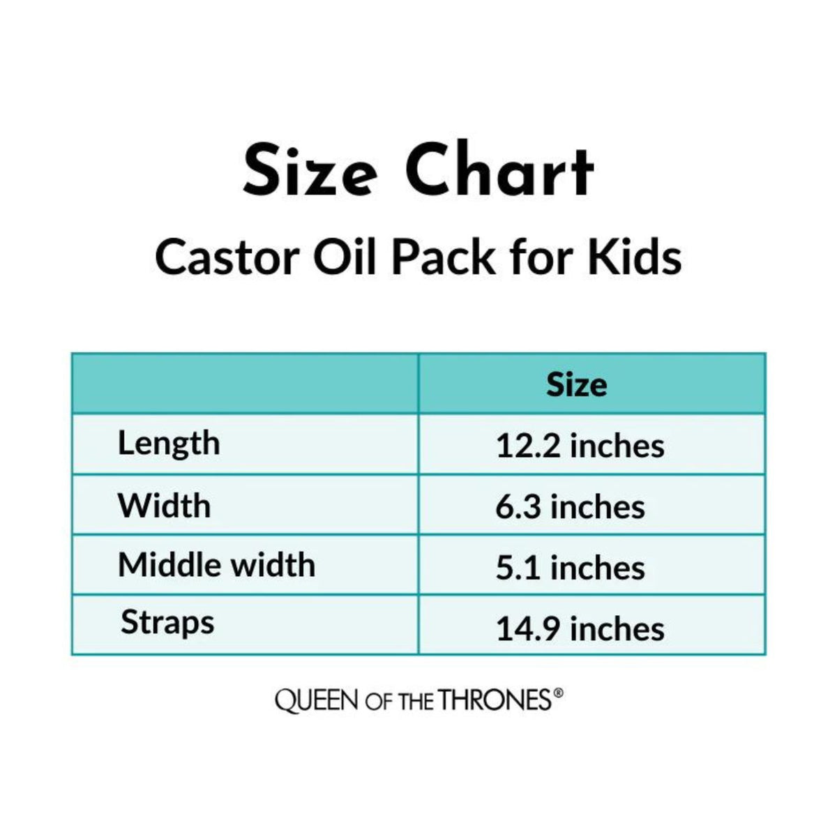 Queen Of Thrones Castor Oil Pack Cleaning Queen of the Thrones Kids Castor Oil Pack - Fiddleheads Health and