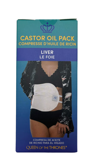 Queen of the Throne Original Castor Oil Pack - Liver