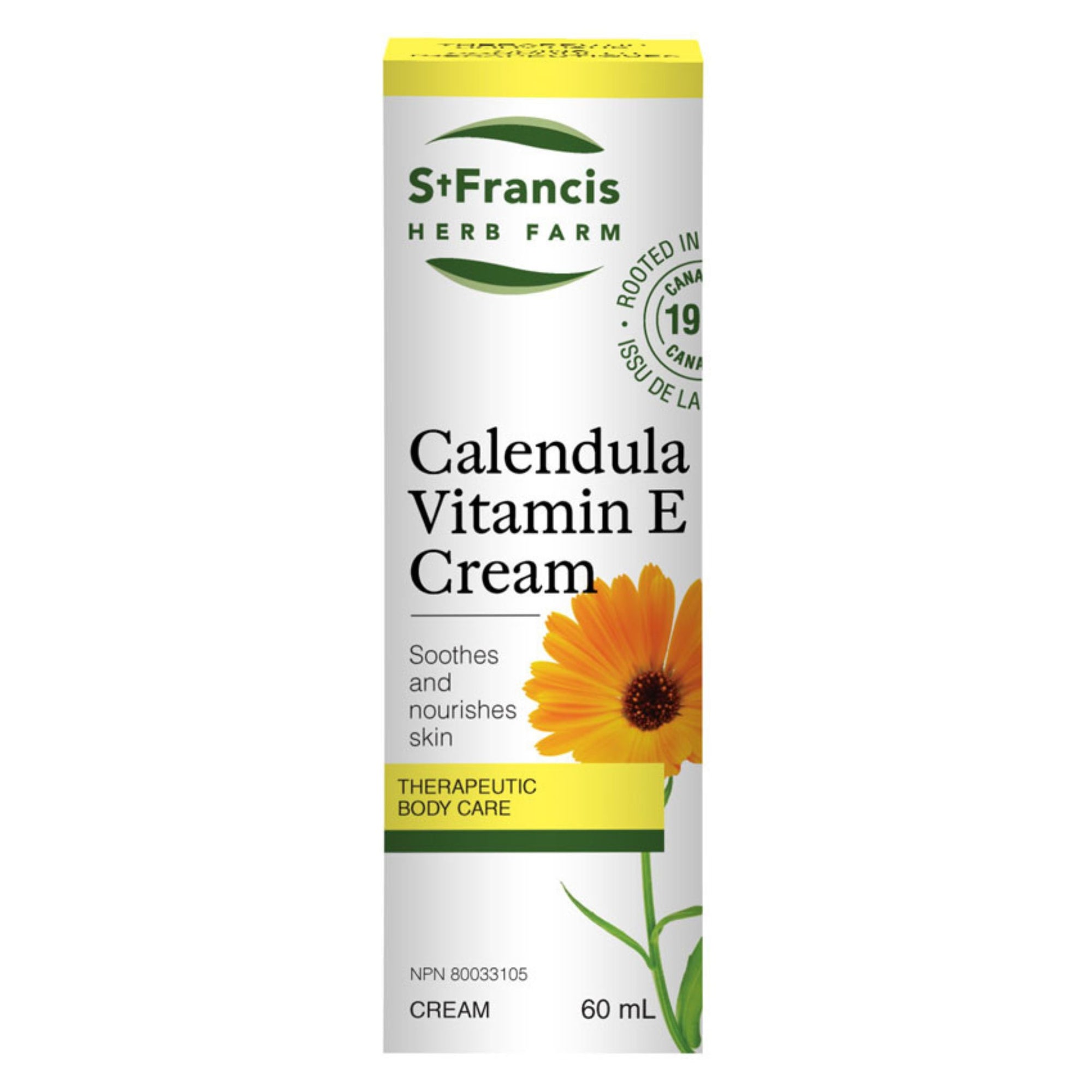 St. Francis Calendula Vitamin E Cream 60ml