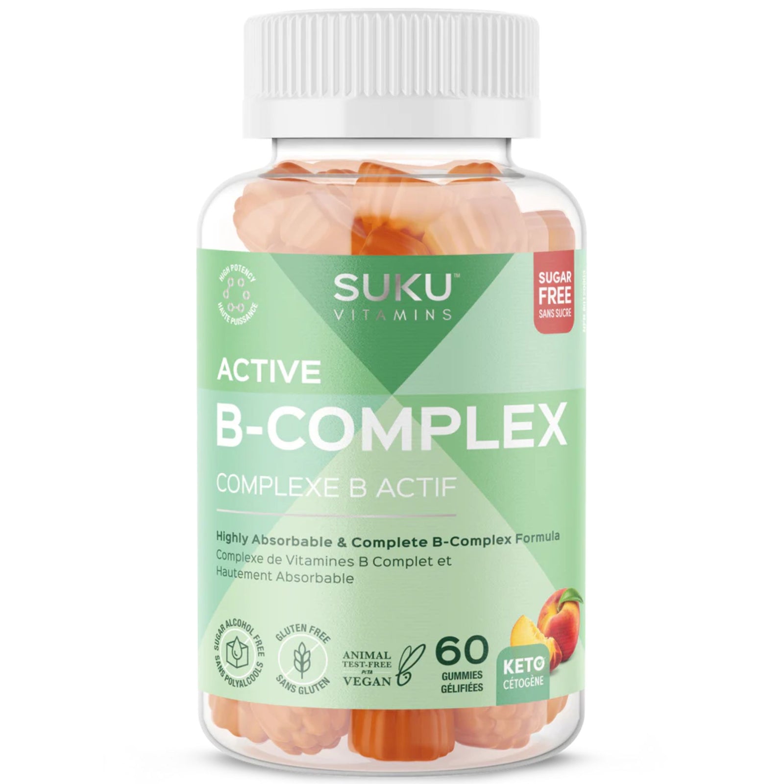 SUKU Vitamins Active B-Complex Gummies 60s
