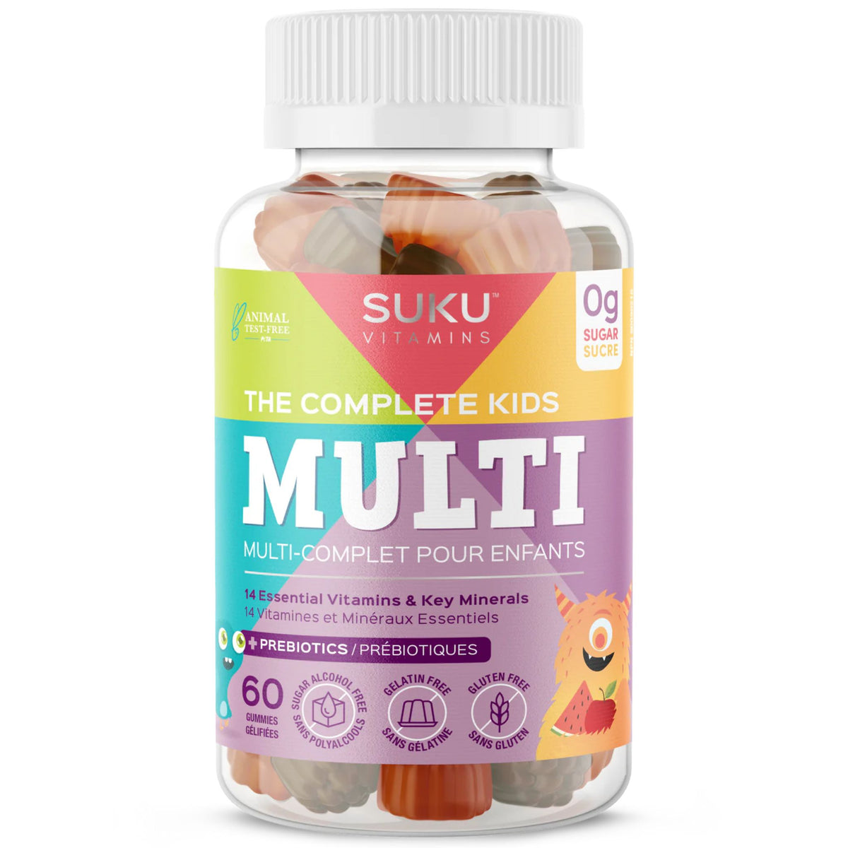 SUKU Vitamins Complete Kids Multi 60 Gummies