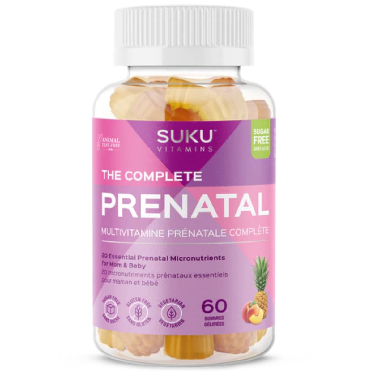 SUKU Vitamins The Complete Prenatal Multi 60 Gummiies