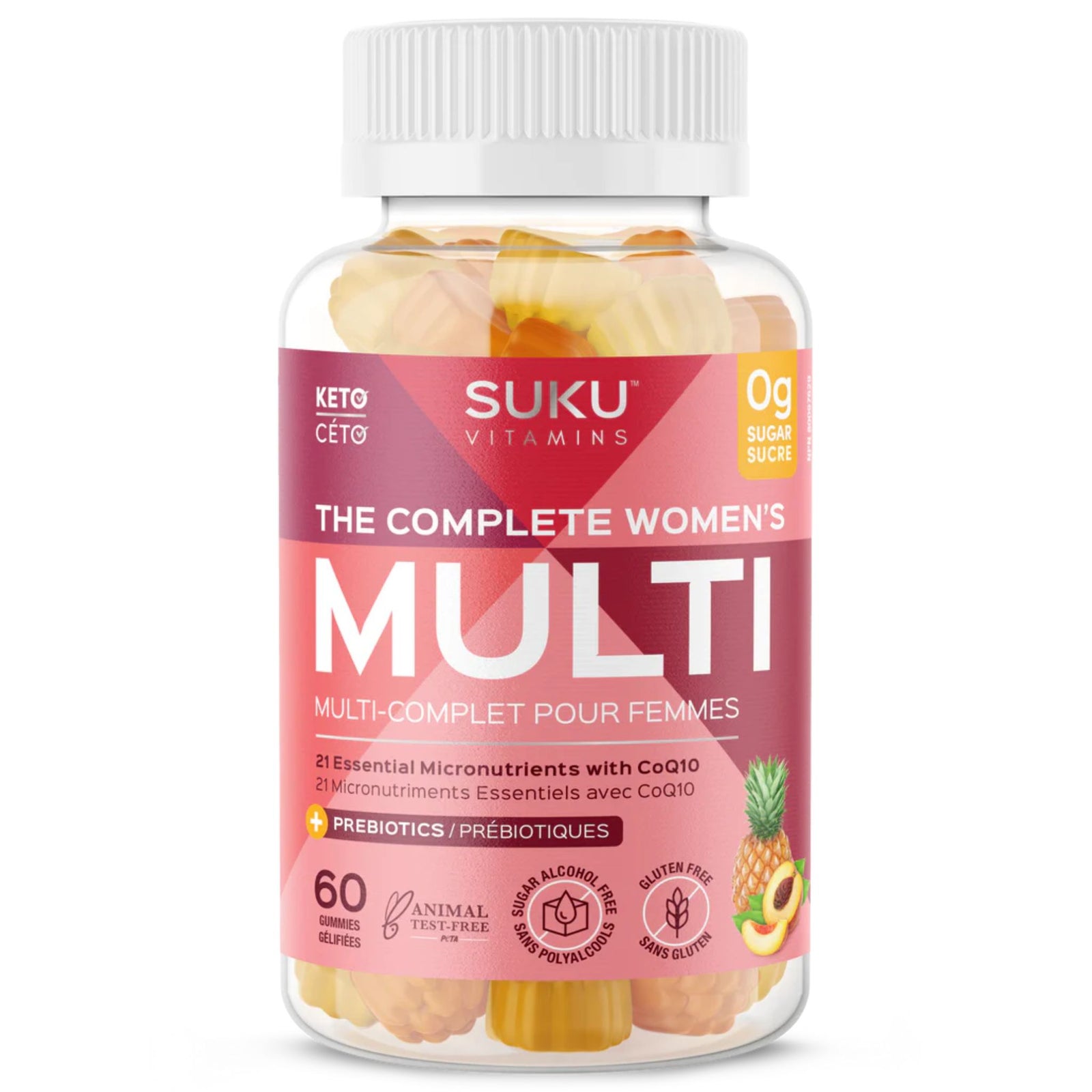 SUKU Vitamins Complete Women's Multi 60 Gummies