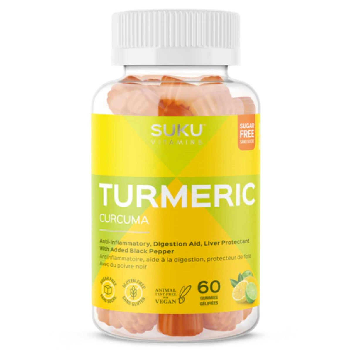 SUKU Vitamins Turmeric Gummies 60s
