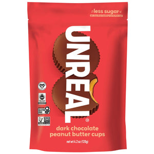 Unreal Dark Chocolate Peanut Butter Cups 120g