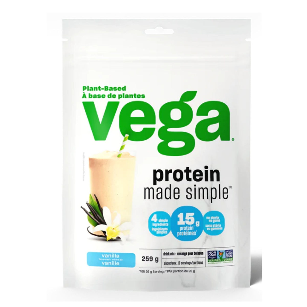 VEGA Plant-Based Protein Made Simple Vanilla 259g