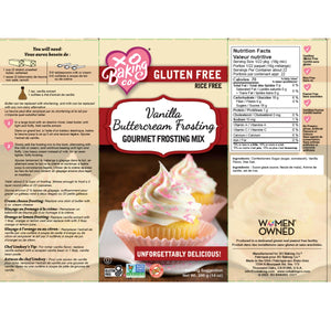 XO Baking Co. Vanilla Buttercream Frosting Mix 396g