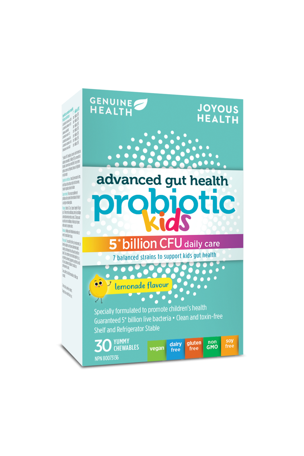 Genuine Health Kids Advanced Gut Health Probiotic 5 Billion CFU 30s