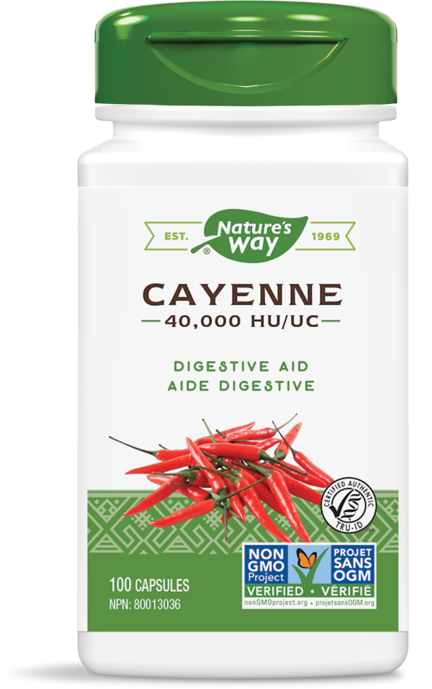 Nature's Way Cayenne Pepper 40,000HU 100s