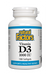 Natural Factors Vitamin D3 180s