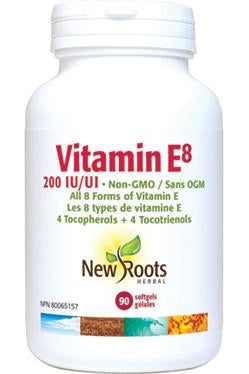 New Roots Vitamin E8 200 IU 90s