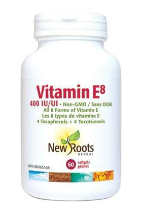 New Roots Vitamin E8 400 IU 60s