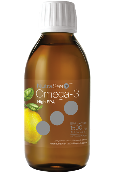 NutraSea HP Omega-3 1500 mg Lemon Flavour 200ml