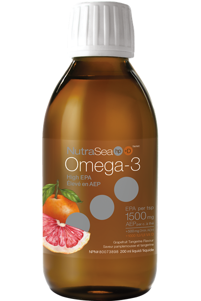 NutraSea HP+D Omega-3 1500 mg Grapefruit Tangerine Flavour 200ml