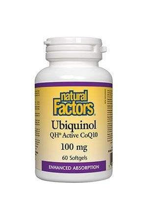 Natural Factors Ubiquinol Active CoQ10 100 mg 60s