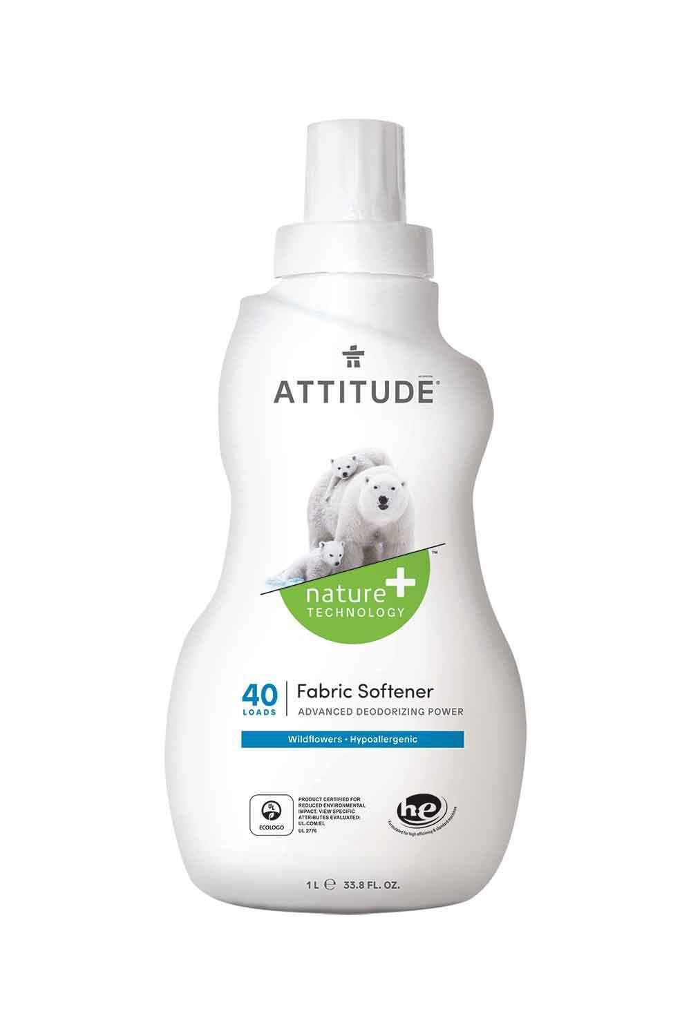 Attitude Nature+ Natural Fabric Softener - Wildflowers 1L