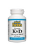 Natural Factors Vitamin K & D 60s