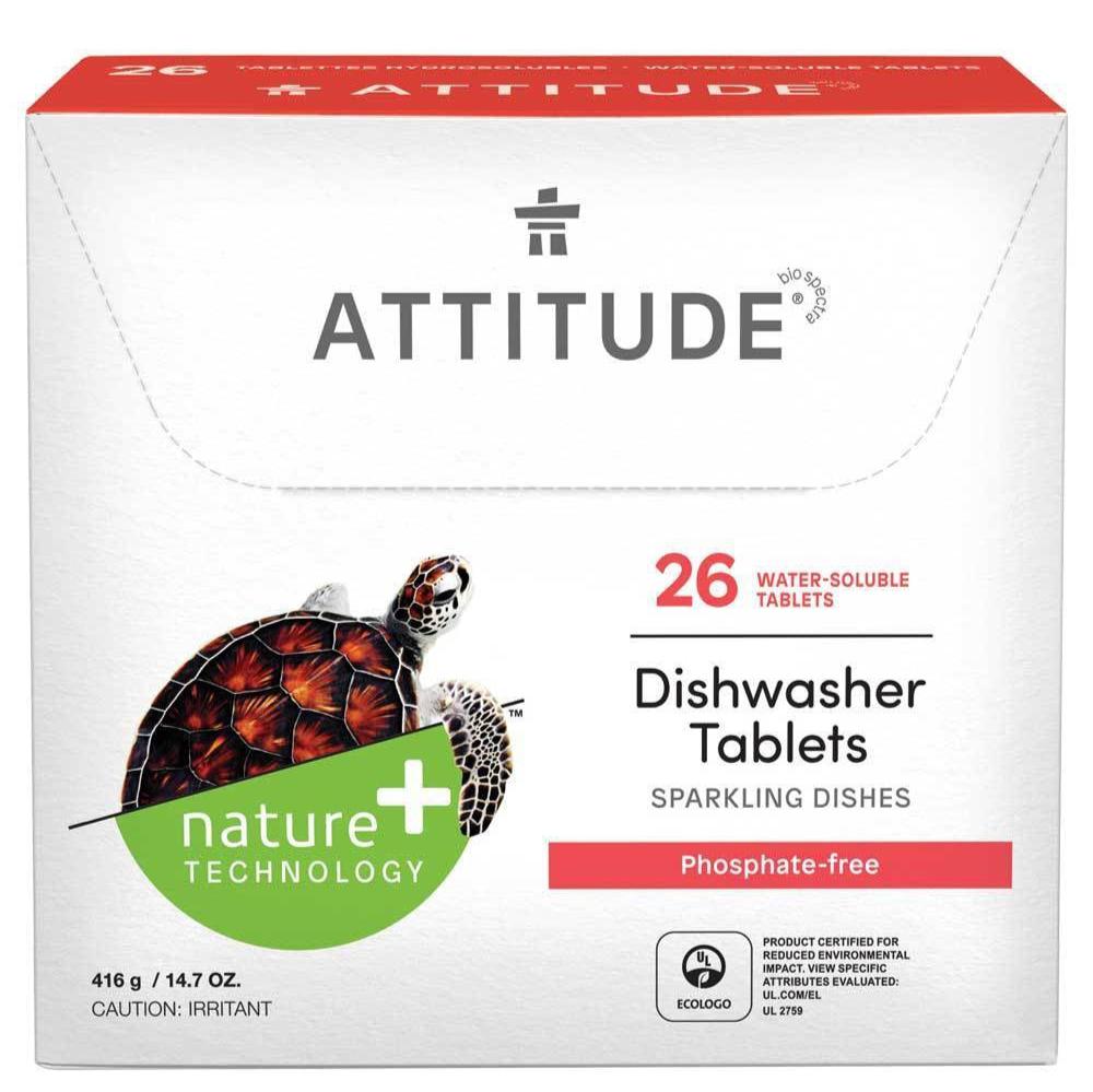 Attitude nature+ Dishwasher Pods 26s