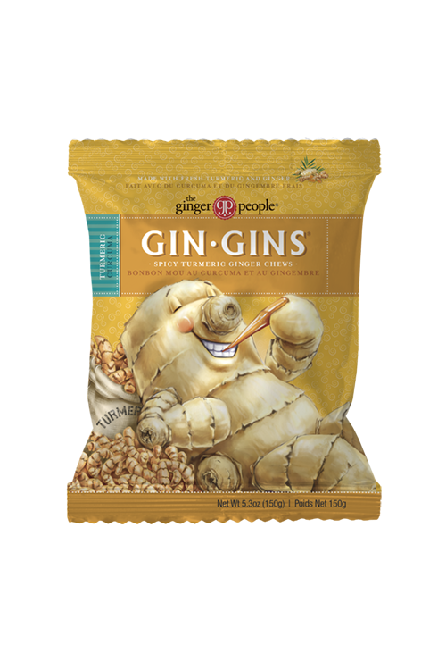 Ginger People Gin Gins Spicy Turmeric Ginger Chews 150g