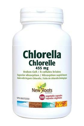 New Roots Organic Chlorella 455mg 300s