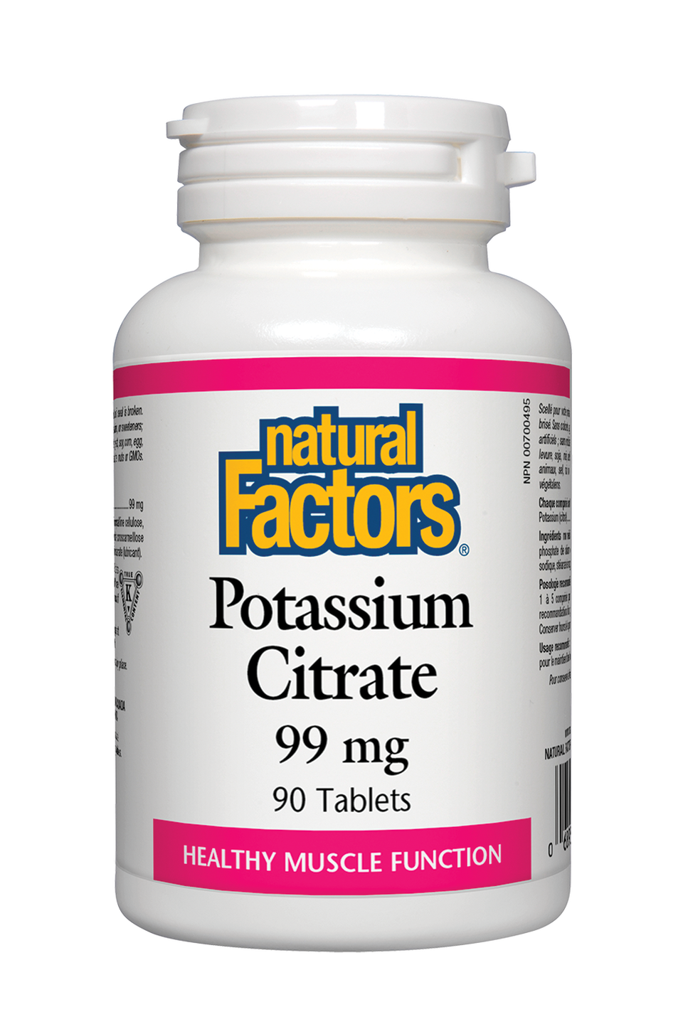Natural Factors Potassium Citrate 99mg 90s