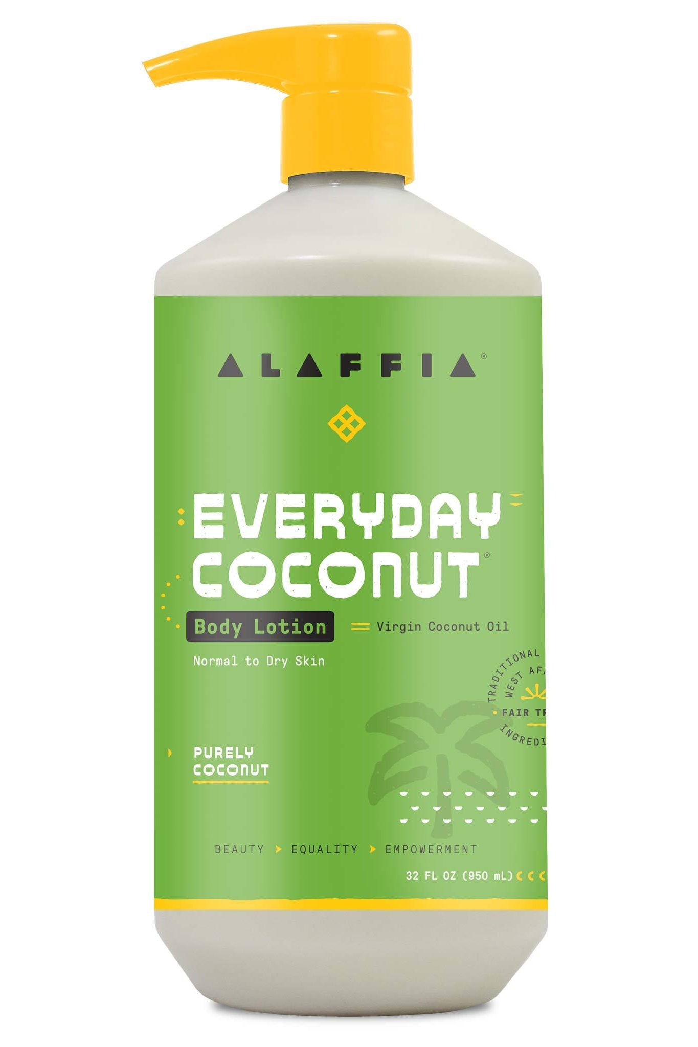 Alaffia Coconut Body Lotion - Purely Coconut 950ml