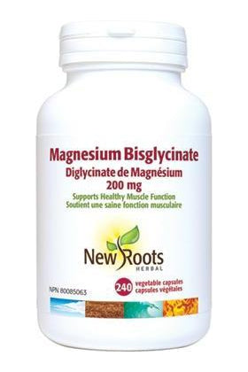 New Roots Magnesium Bisglycinate 200mg 240s